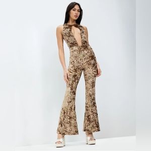 LENNI THE LABEL - Mushroom Chromatic Jumpsuit - Size S - NWOT